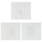 Baby Girls White & Pink Muslin Swaddles (3-Pack), 1, hi-res